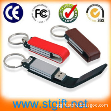 Popular PC Accessories USB Disk From High Speed 3.0 Leather USB Flash Drives (P004)